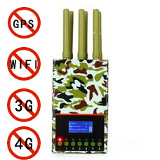 Handheld Jammer GSM 3G 4G LTE Blocker Jamming WiFi GPS Lojack