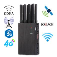 8 Bands GSM 3G 4G Jammer GPS WiFi LoJack Blocker
