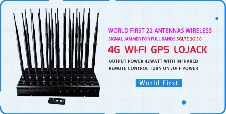22 Antennas Desktop Wireless 5G Jammer For Full Bands