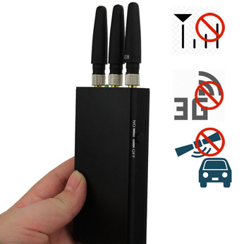 Cell phone jammer car , 3 Bands Minitype Cell Phone Jammer Portable GPS Jamming