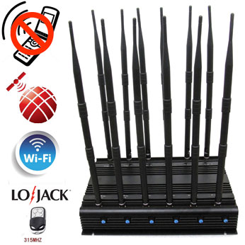 Desktop LoJack Blocker Jamming UHF VHF WIFI GPS