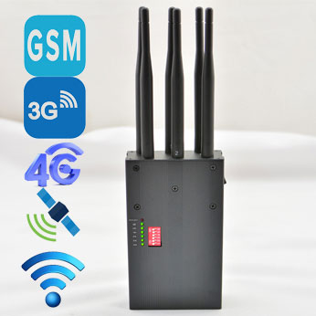 Portable GPS/WiFi/3G/4G Mobile Phone Signal Blocker Jammer for Sale