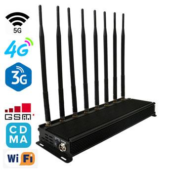 Desktop Signal Jammer 5G 4G 3G GPS WIFI Blocker